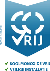 CO-VRIJ, Keurmerk Rijksoverheid: carbon monoxide free, safe installation