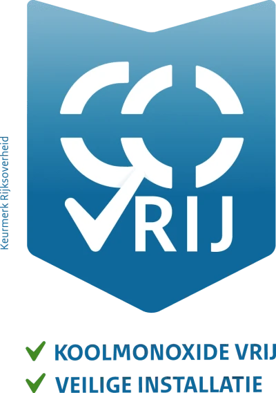 CO-VRIJ, Keurmerk Rijksoverheid: koolmonoxide vrij, veilige installatie
